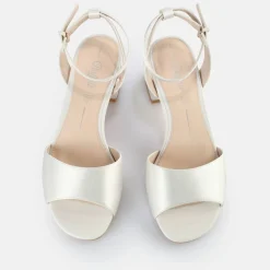 BUFFALO Bridal Shoes^Beate Ankle-Strap Sandal Ivory