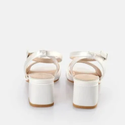 BUFFALO Bridal Shoes^Beate Ankle-Strap Sandal Ivory