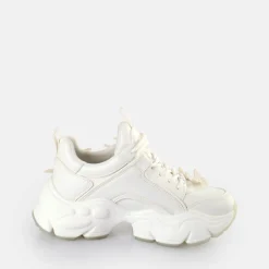 BUFFALO Bridal Shoes^Binary Butterfly Sneakers Low Vegan White