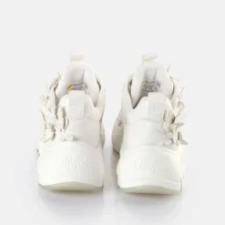 BUFFALO Bridal Shoes^Binary Butterfly Sneakers Low Vegan White