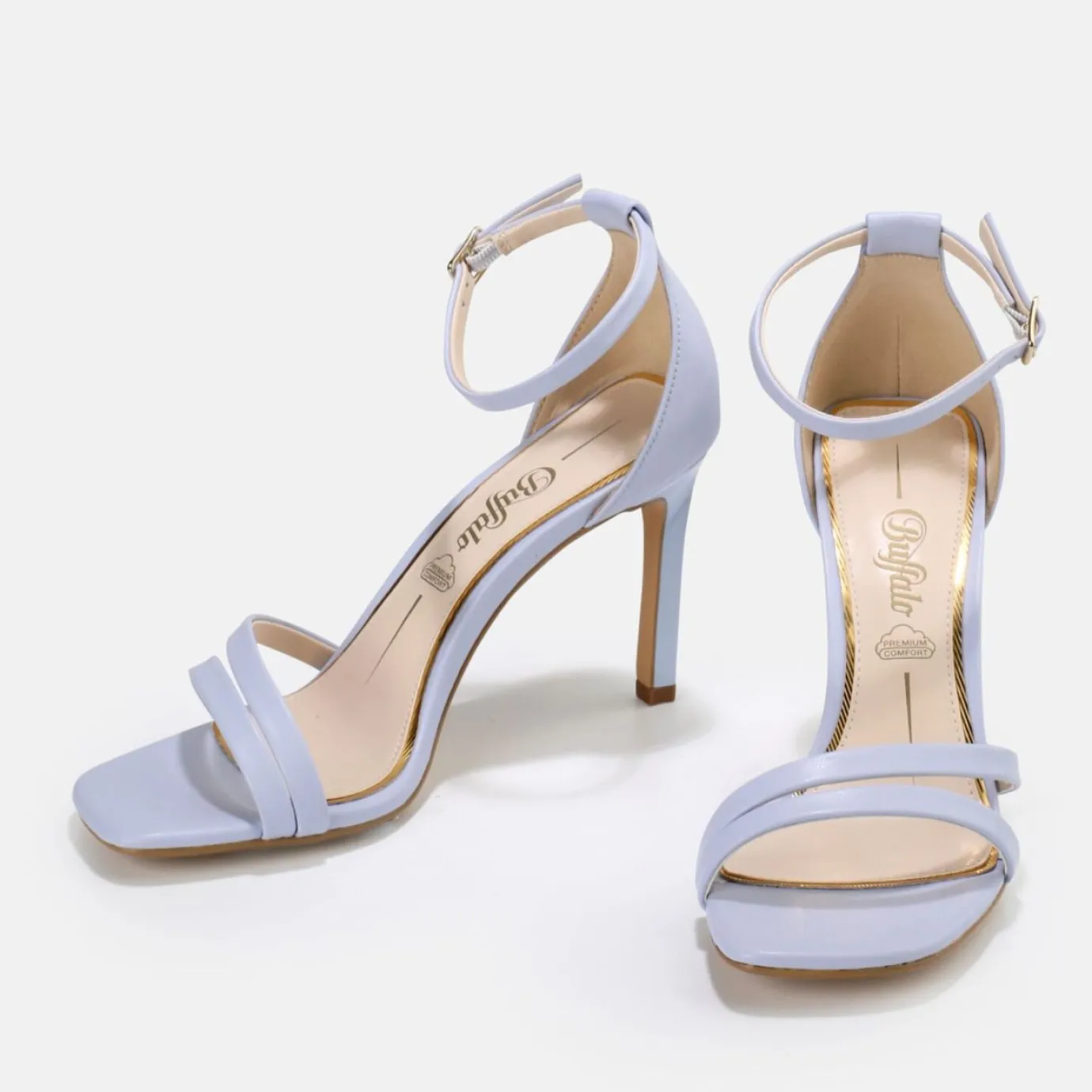 BUFFALO Occasion Shoes^Blair Chic Ankle-Strap Sandals Vegan No_Color