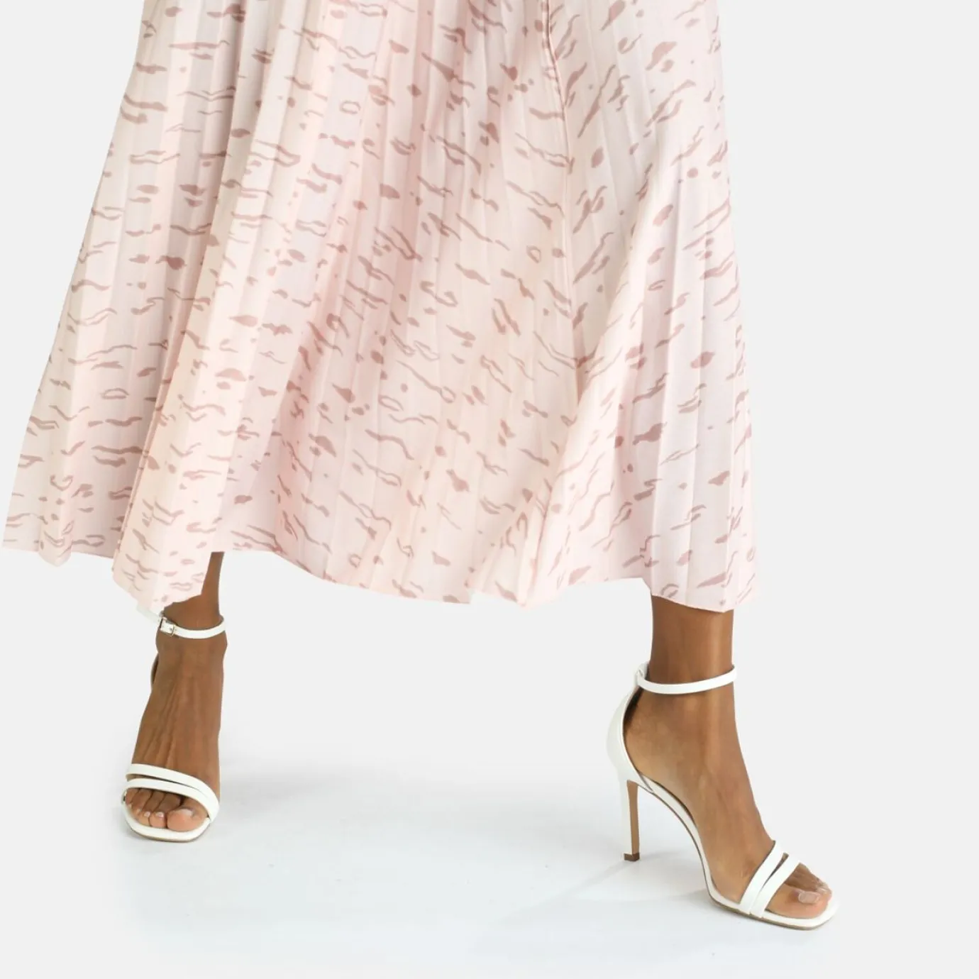 BUFFALO Occasion Shoes^Blair Chic Ankle-Strap Sandals Vegan White