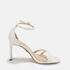 BUFFALO Occasion Shoes^Blair Chic Ankle-Strap Sandals Vegan White