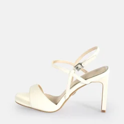 BUFFALO Occasion Shoes^Blair Finess Heeled Sandals Vegan White
