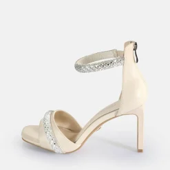 BUFFALO Occasion Shoes^Blair Spark Heeled Sandals Vegan Cream