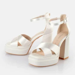 BUFFALO Bridal Shoes^Bonny Cross Heeled Sandals No_Color