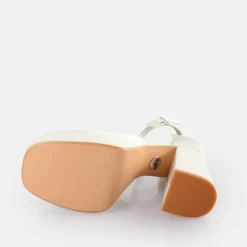 BUFFALO Bridal Shoes^Bonny Dorsay Heeled Sandals White