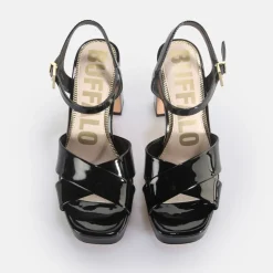 BUFFALO Occasion Shoes^Cherry Cross Black