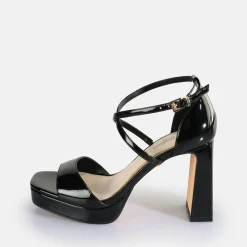 BUFFALO Occasion Shoes^Cherry Neat Heeled Sandals Vegan Black