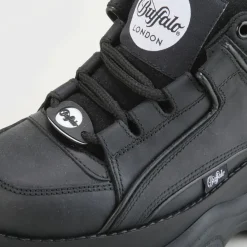 BUFFALO Men Shoes^Classic Low Men Sneaker Leather Black