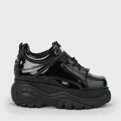 BUFFALO Men Shoes^Classic Low Sneaker Men Patent Leather Black