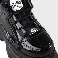 BUFFALO Men Shoes^Classic Low Sneaker Men Patent Leather Black