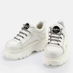 BUFFALO Men Shoes^Classic Men Sneaker Low Leather Silver