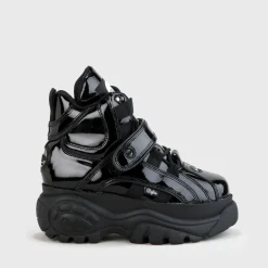 BUFFALO Classics^Classic Sneaker High Patent Leather Black