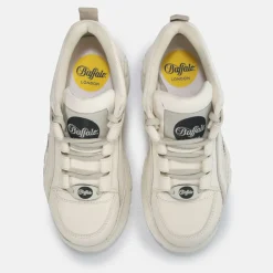BUFFALO Classics^Classic Sneaker Low Nubuck Leather Off White