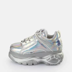 BUFFALO Vegan Shoes^Classic Sneakers Low Vegan Silver