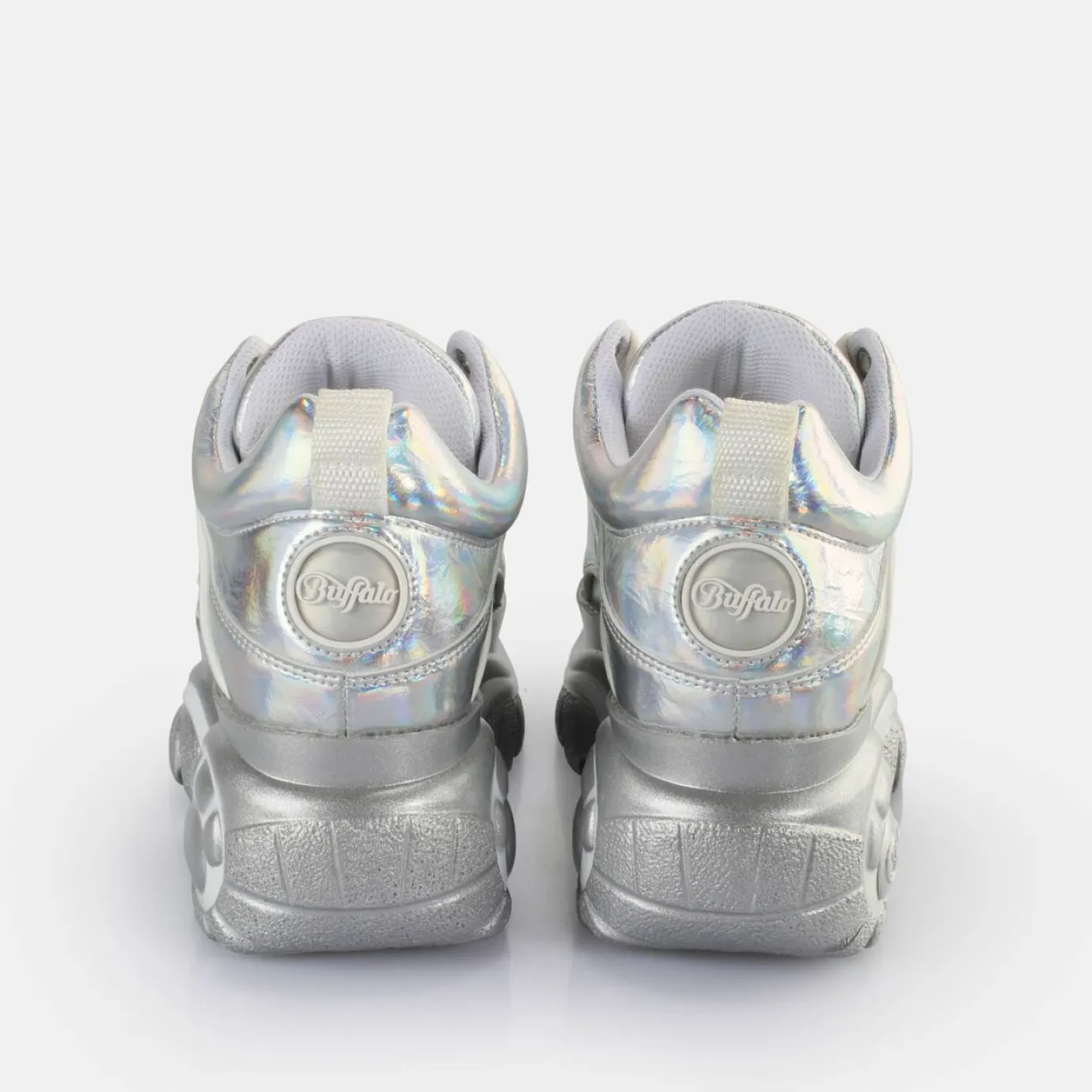 BUFFALO Vegan Shoes^Classic Sneakers Low Vegan Silver