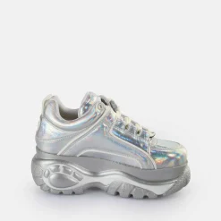 BUFFALO Vegan Shoes^Classic Sneakers Low Vegan Silver