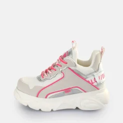 BUFFALO Vegan Shoes^Cld Chai Sneakers Low Vegan Silver/Pink