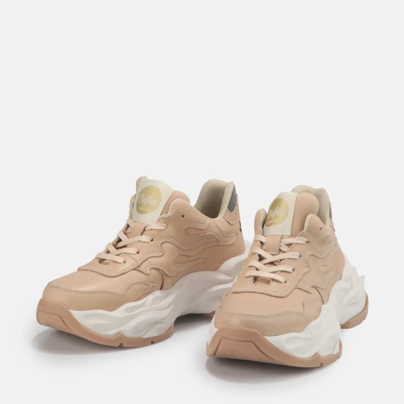 BUFFALO Sneakers^Eyza P Sneaker Low Calf Leather Beige