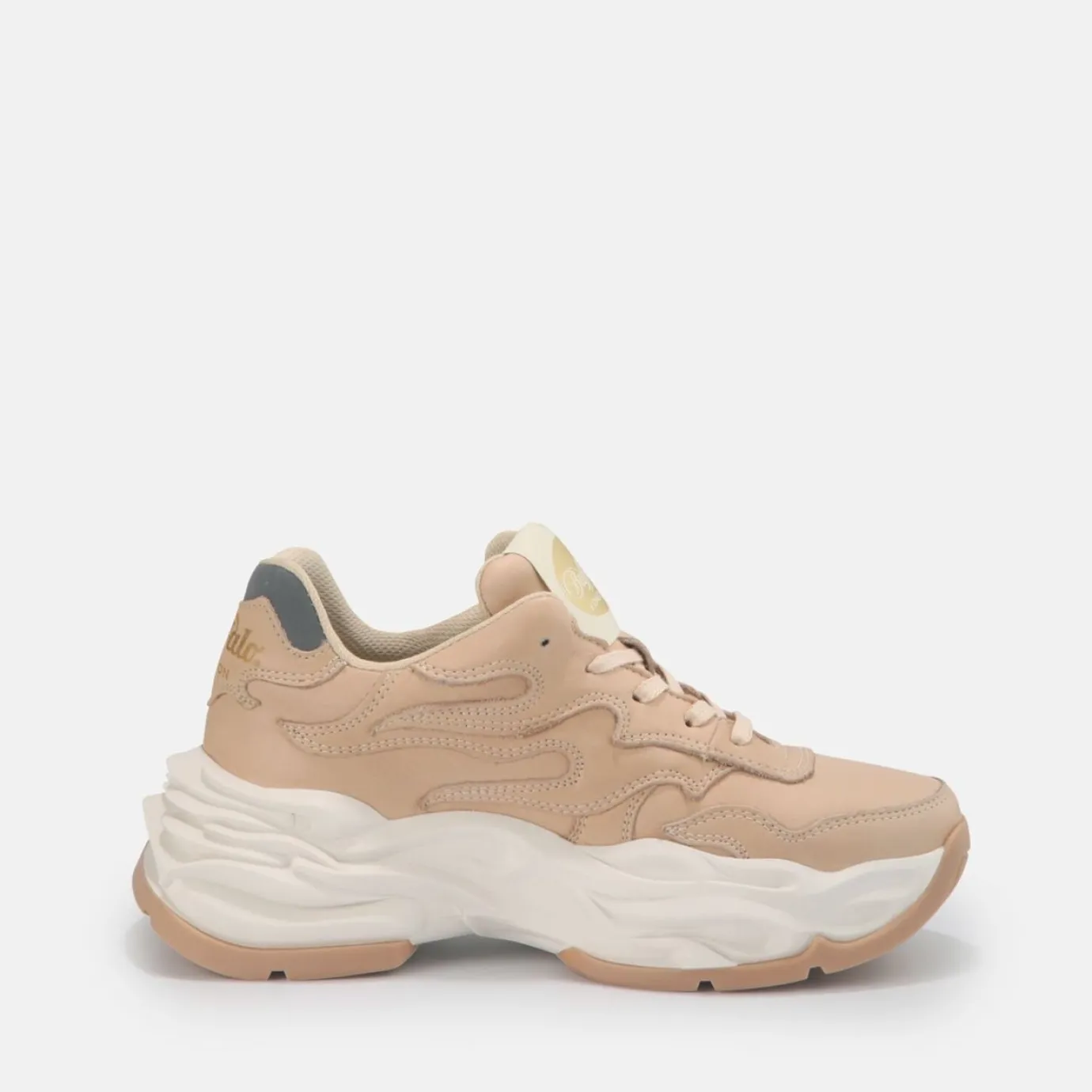 BUFFALO Sneakers^Eyza P Sneaker Low Calf Leather Beige