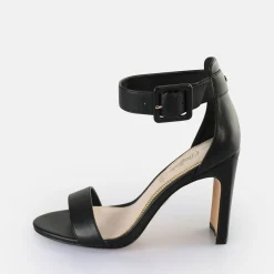 BUFFALO Occasion Shoes^Jean Ankle Heeled Sandals Vegan Black