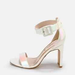 BUFFALO Occasion Shoes^Jean Ankle Sandal Vegan White