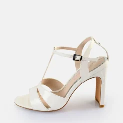 BUFFALO Occasion Shoes^Jean Cage Heeled Sandals Vegan White