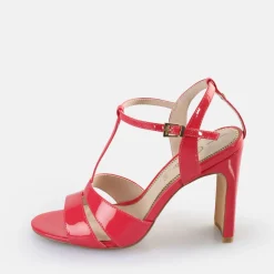 BUFFALO Occasion Shoes^Jean Cage Heeled Sandals Vegan Pink