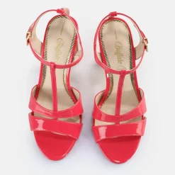 BUFFALO Occasion Shoes^Jean Cage Heeled Sandals Vegan Pink