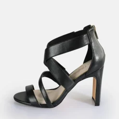 BUFFALO Occasion Shoes^Jean Flow Heeled Sandals Vegan Black