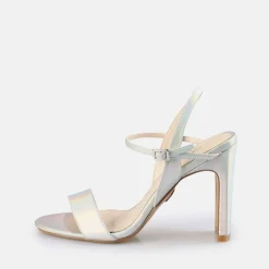 BUFFALO Occasion Shoes^Jean Neat Heeled Sandal Vegan White/Mermaid