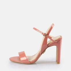 BUFFALO Occasion Shoes^Jean Neat Heeled Sandal Vegan Red