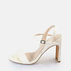 BUFFALO Occasion Shoes^Jean Neat Heeled Sandals Vegan White
