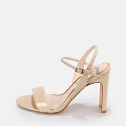 BUFFALO Occasion Shoes^Jean Neat High-Heeled Sandal Vegan Beige