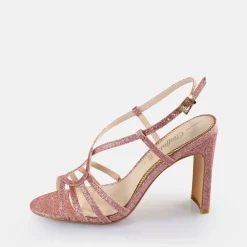 BUFFALO Occasion Shoes^Jean Vamp Heeled Sandals Vegan Rose