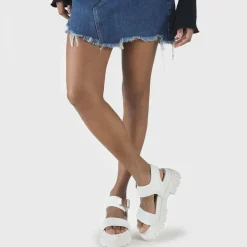 BUFFALO Occasion Shoes^Jojo Platform Sandal Vegan White