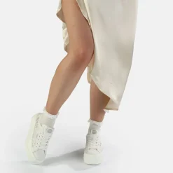 BUFFALO Bridal Shoes^Paired Bloom Sneaker Vegan White
