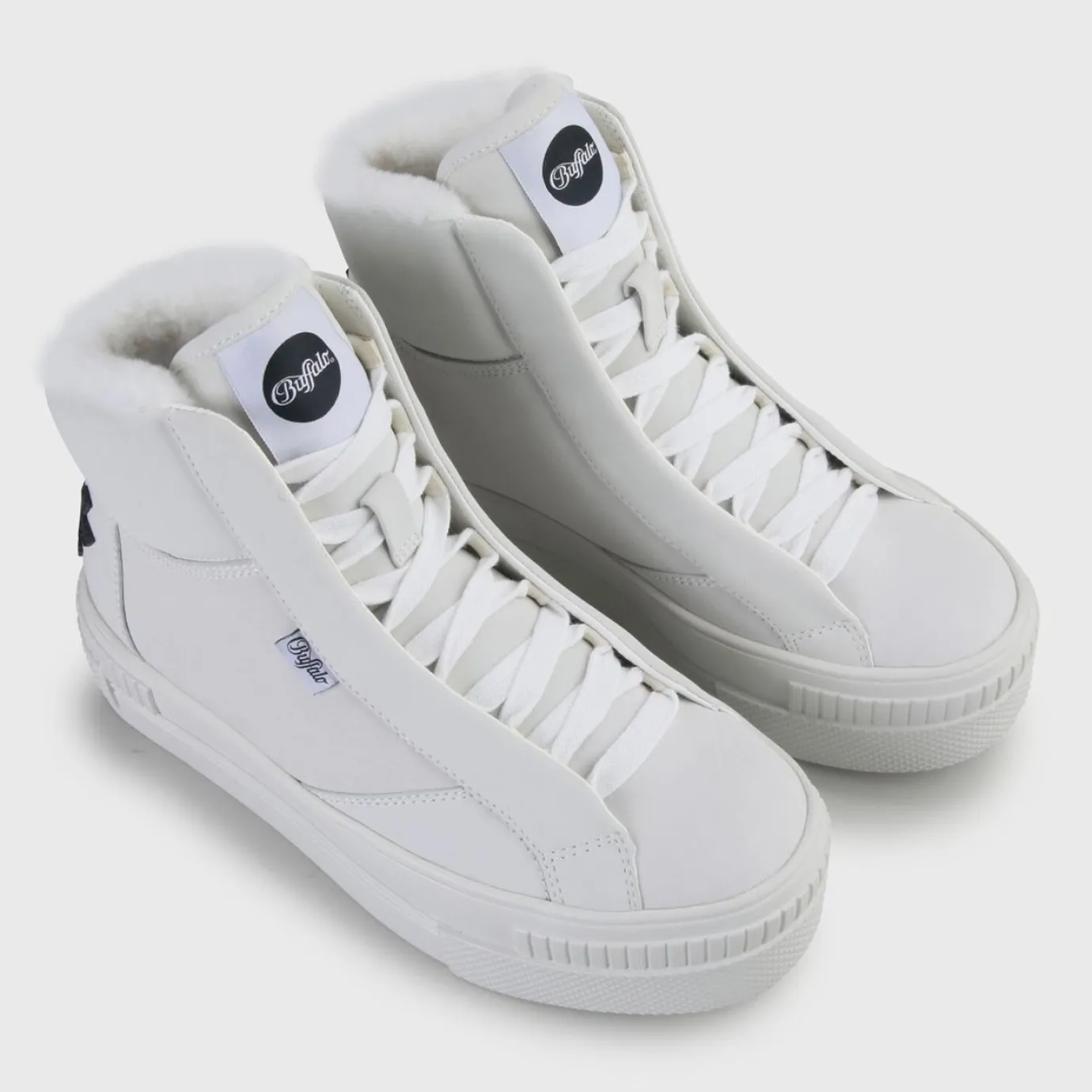 BUFFALO Sneakers^Paired Pl Sneaker Nubuck Leather Off White
