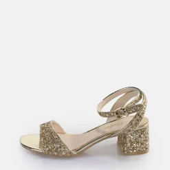 BUFFALO Occasion Shoes^Rainelle Heeled Sandal Vegan Gold
