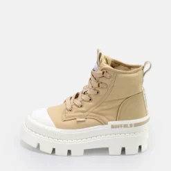 BUFFALO Ankle Boots^Raven Hi Bootie Vegan Beige