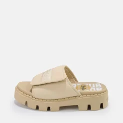 BUFFALO Men Shoes^Raven Tec-Sld Men Sandal Vegan Beige