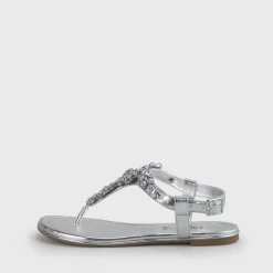 BUFFALO Bridal Shoes^Rhonda Vegan Sandals Silver