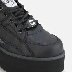 BUFFALO Classics^Rising Towers Low Sneaker Nubuck Leather Black