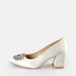 BUFFALO Bridal Shoes^Robyn Glam Heeled Sandals White