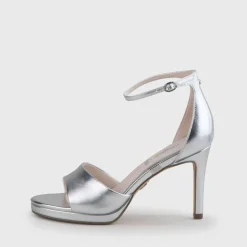 BUFFALO Occasion Shoes^Ronja Heeled Sandal Silver