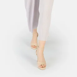 BUFFALO Occasion Shoes^Ronja Heeled Sandal Vegan Beige