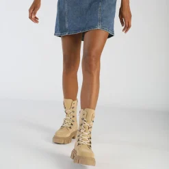 BUFFALO Ankle Boots^Scape Laceup Hi Warm Ankle Boot Cream