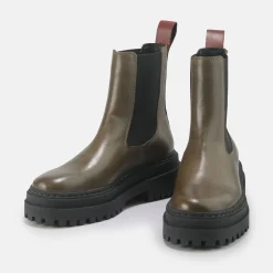 BUFFALO Ankle Boots^Serena Ankle Boot Calf Leather Beige