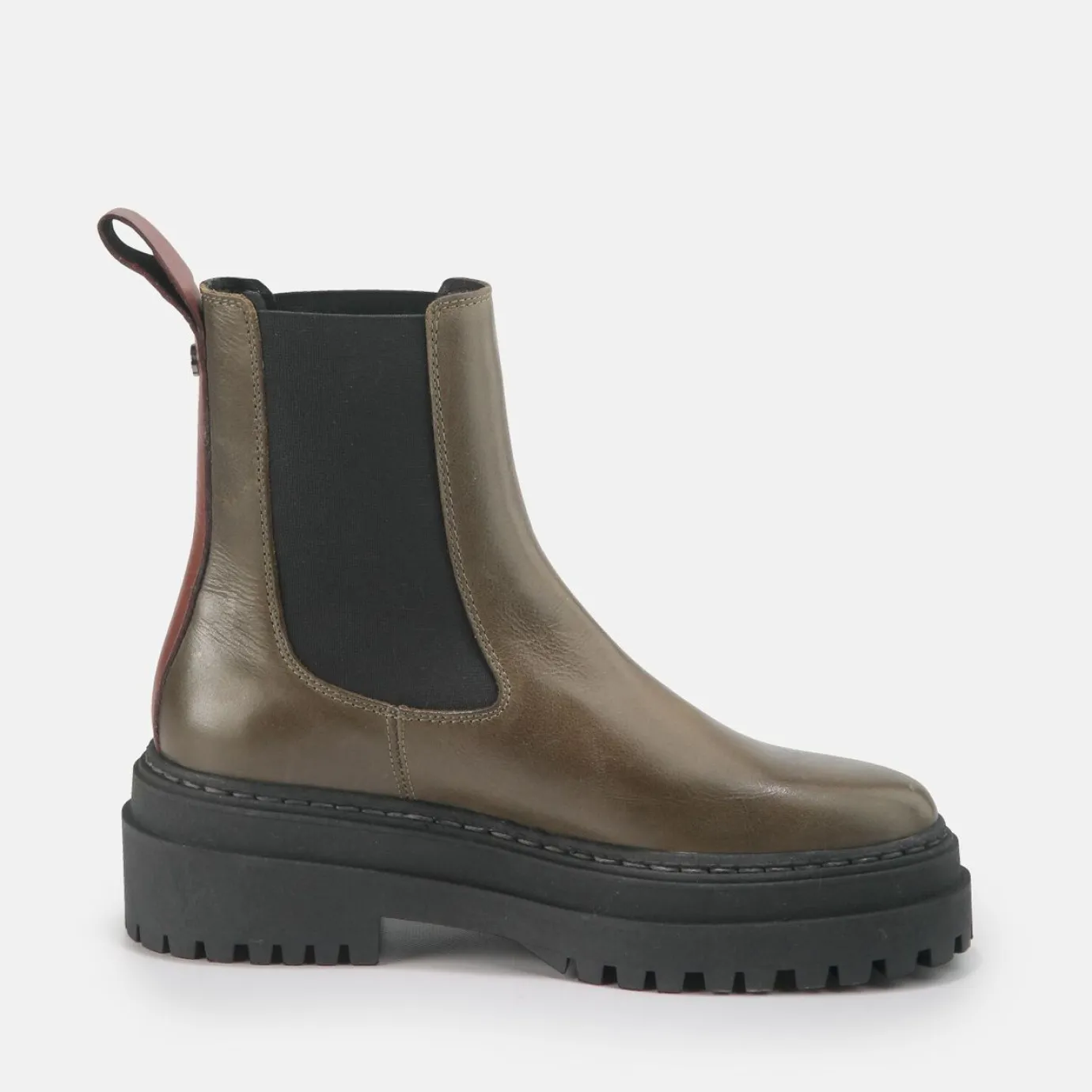 BUFFALO Ankle Boots^Serena Ankle Boot Calf Leather Beige